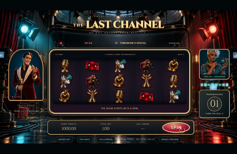 The Last Channel game artwork and screen